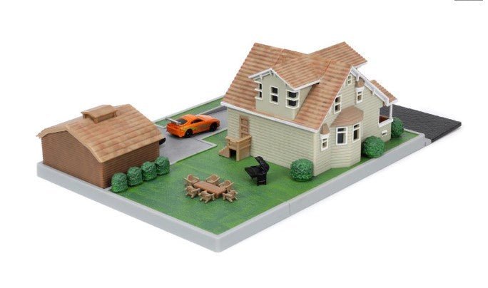 Fast & Furious Nano Scene Dom Toretto's House Display Diorama 253203081 - Colorland Toys