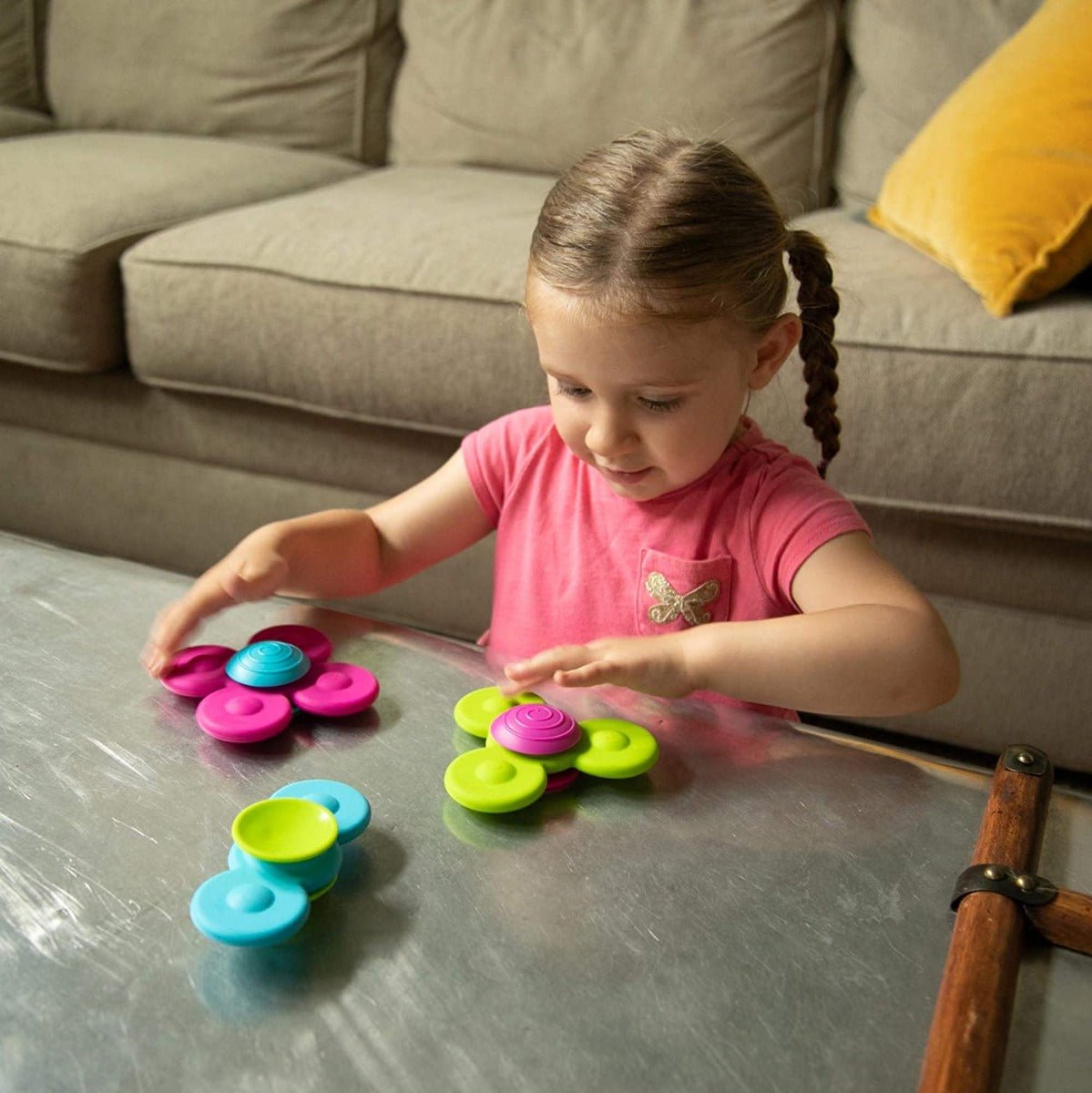 Fat Brain Whirly Squigz Set - FA210 - L - Colorland Toys