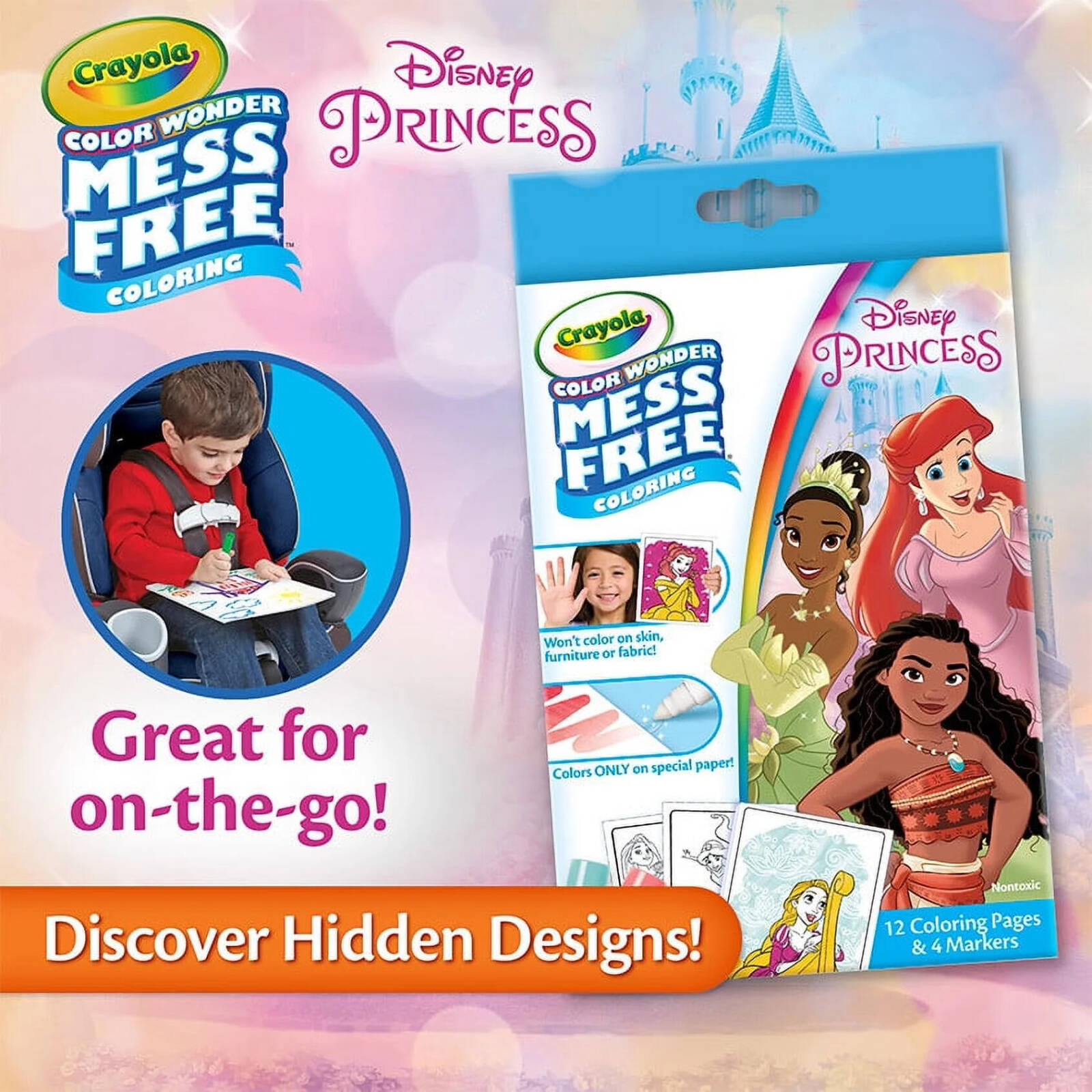 Crayola Disney Princess Color Wonder Mini Box Set CY75-2853