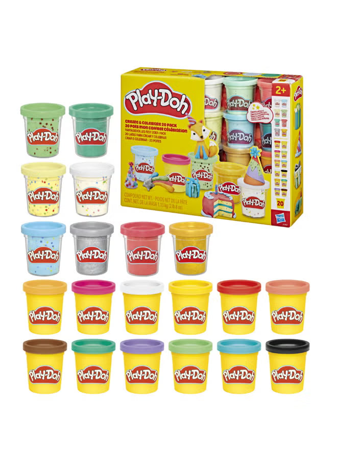 Play-Doh Create And Celebrate 20 Pack G2467 - Colorland Toys