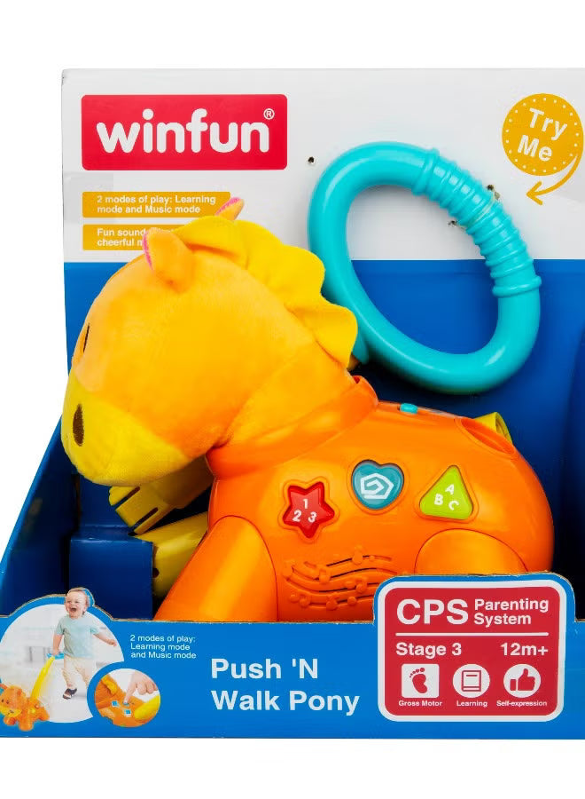 Winfun Push and Walk Pony 000654 — image 1