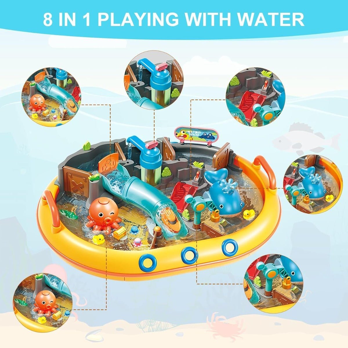 Fee Fee Planet Waterpark Fishing Set FL1202 - Colorland Toys
