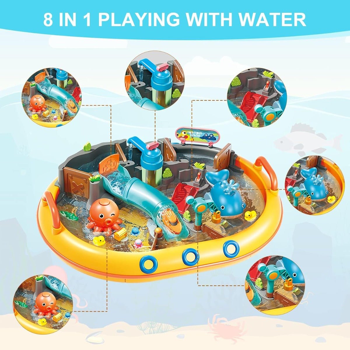 Fee Fee Planet Waterpark Fishing Set FL1202 - Colorland Toys