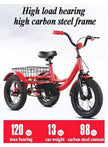 Bosheng Tricycle With Basket 20 Inch Red MN013