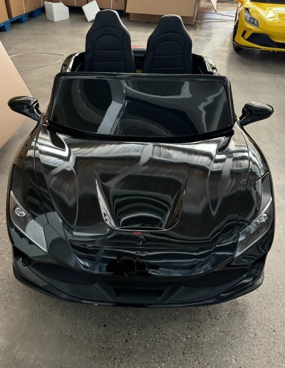 Ferrari Styled Kids Ride On Car 24V Black YT - DPC - Colorland Toys