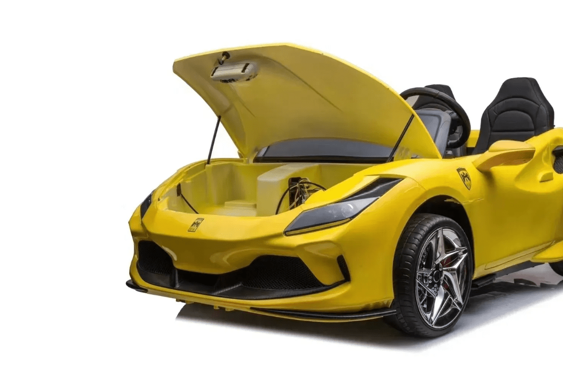 Ferrari Styled Kids Ride On Car 24V Yellow YT - DPC - Colorland Toys