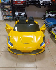Ferrari Styled Kids Ride On Car 24V Yellow YT - DPC - Colorland Toys