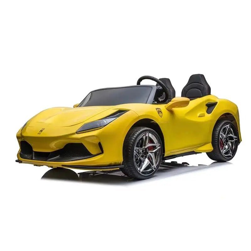 Ferrari Styled Kids Ride On Car 24V Yellow YT - DPC - Colorland Toys