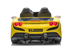 Ferrari Styled Kids Ride On Car 24V Yellow YT - DPC - Colorland Toys