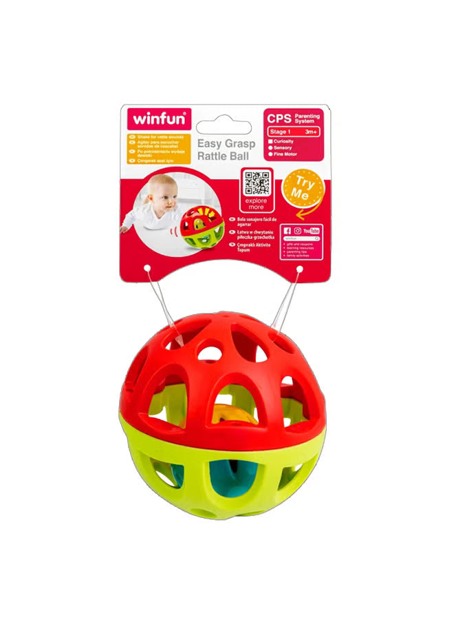Winfun Easy Grasp Rattle Ball 000779 - Colorland Toys