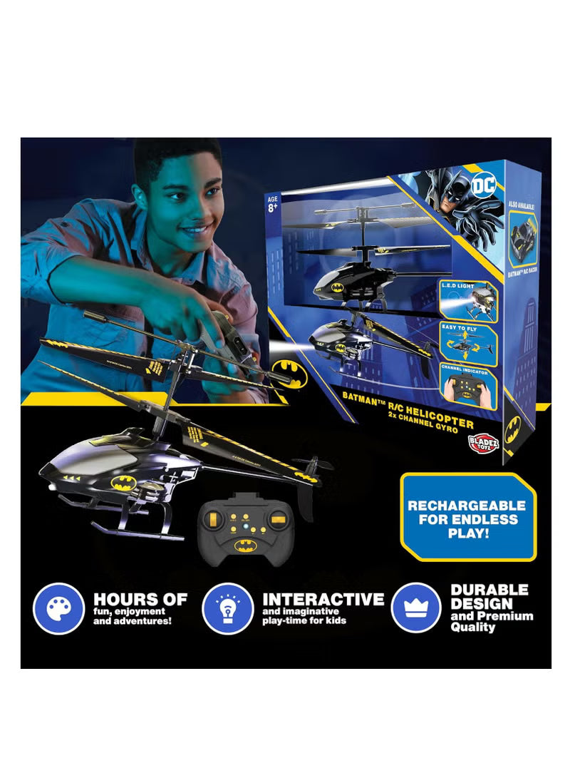 DC Batman RC Gyro 2-Channel Batman helicopter BTDC H01 — image 5