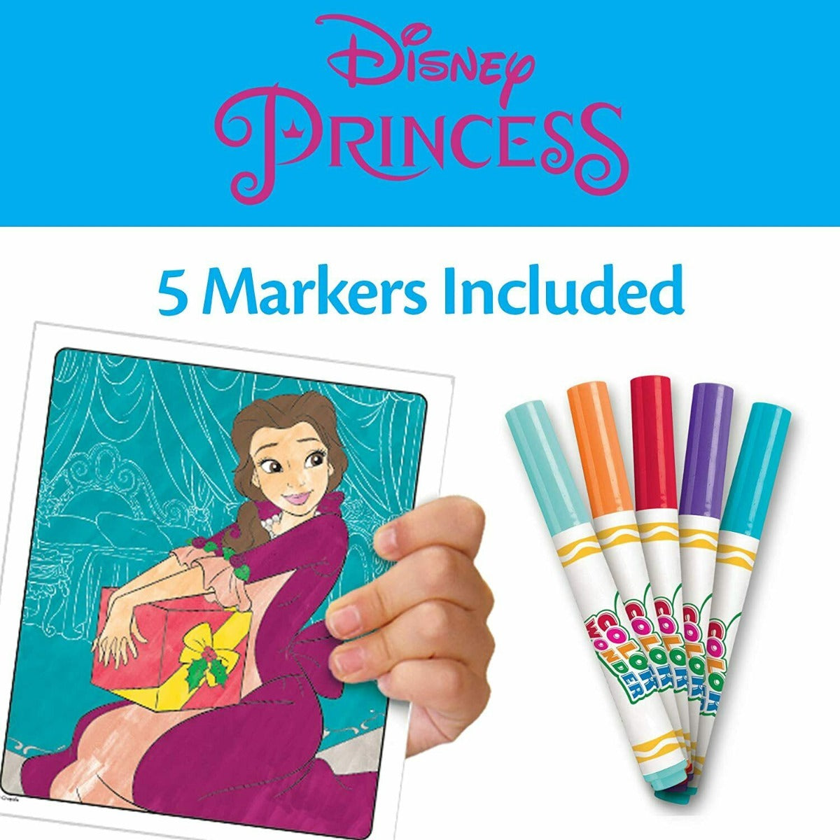 Crayola Color Wonder Coloring Pad & Markers Disney Princess CY75-7003 - Colorland Toys