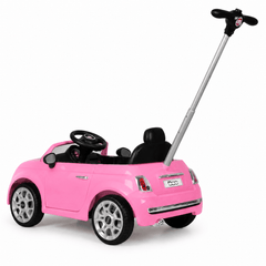 FIAT 500 Push Car With Shade Pink 3622C - Colorland Toys