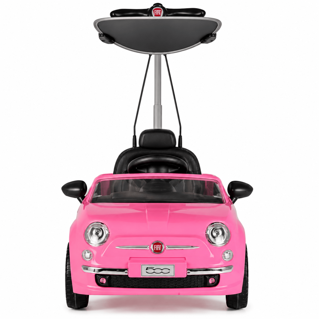 FIAT 500 Push Car With Shade Pink 3622C - Colorland Toys