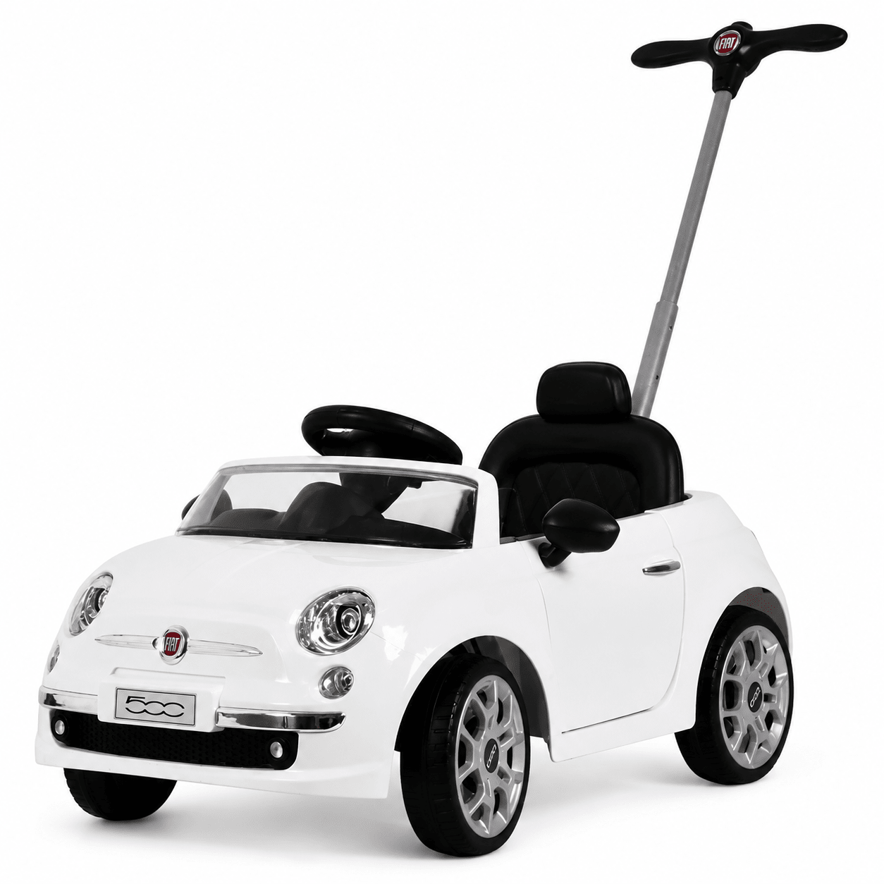 FIAT 500 Push Car With Shade White 3622C - Colorland Toys