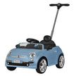 FIAT 500 Pushing Car Blue 3622