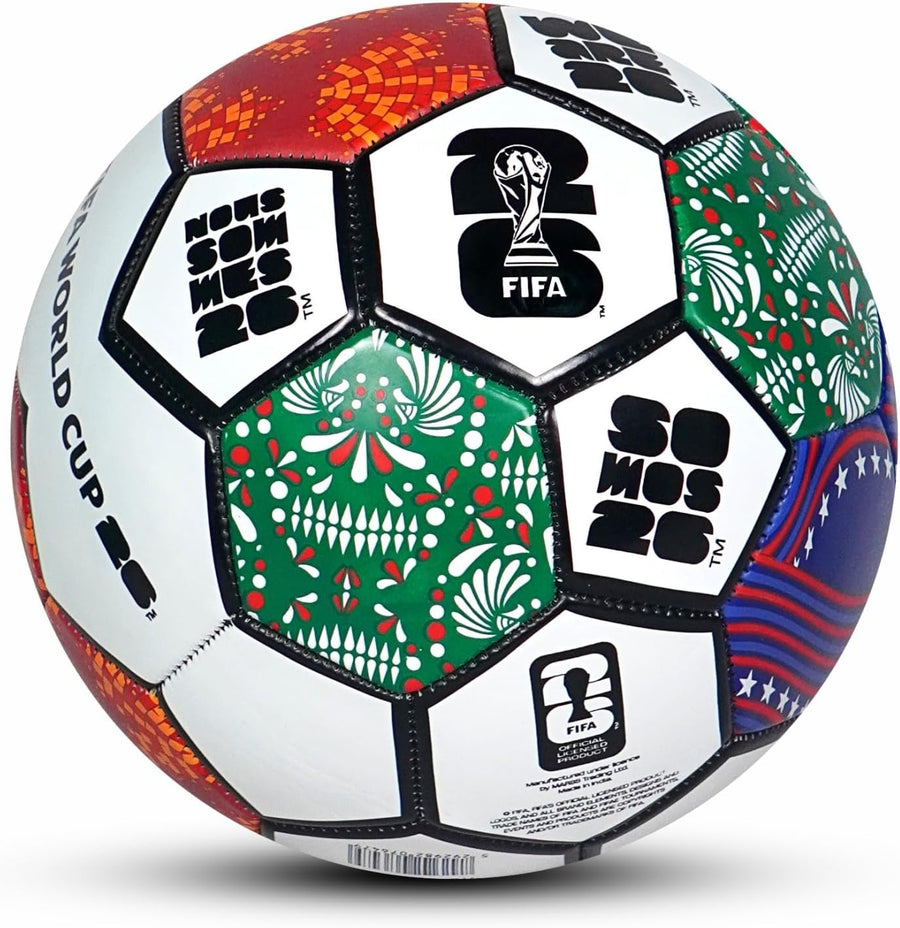 FIFA World Cup 2026 Official Size 5 Football – White Graphic