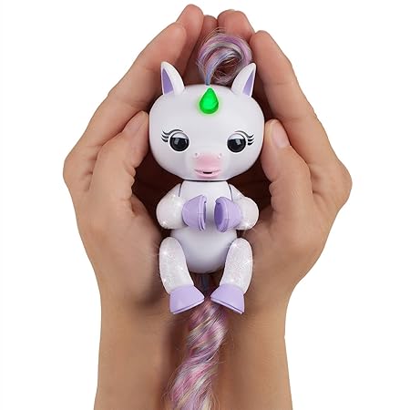 Fingerlings Baby Narwhal Nelly The Light Up Mood Unicorn 36990 — image 2