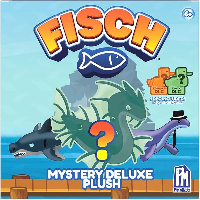 Fisch Mystery Deluxe Plush 8 - Inch Series - 1 Asstd. MP5900 - Colorland Toys