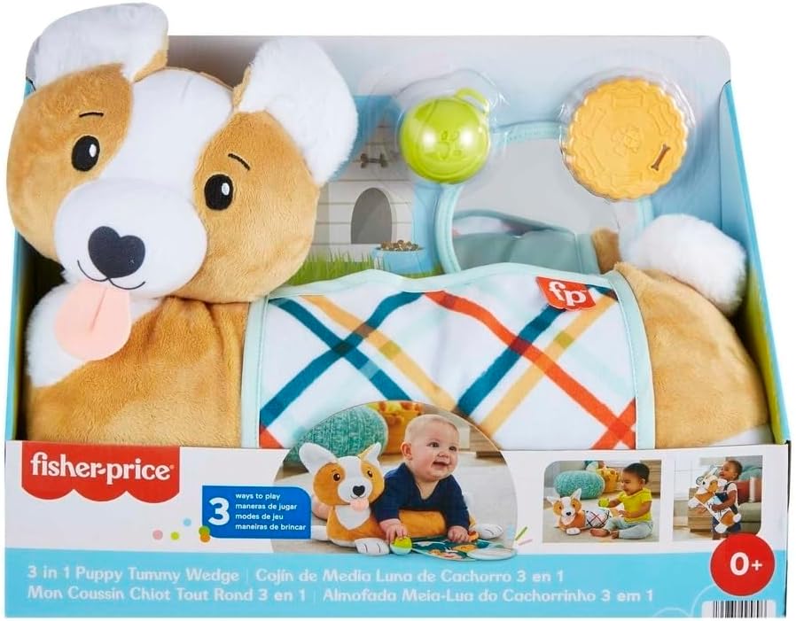 Fisher Price 3in1 Puppy Tummy Wedge HJW10 - Colorland Toys