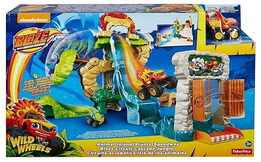 Fisher Price Blaze and The Monster Island Of Animals Car THC006 - Colorland Toys