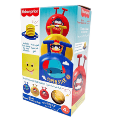Fisher - Price Bouncy Ball with Pump 45cm F0960 - Colorland Toys