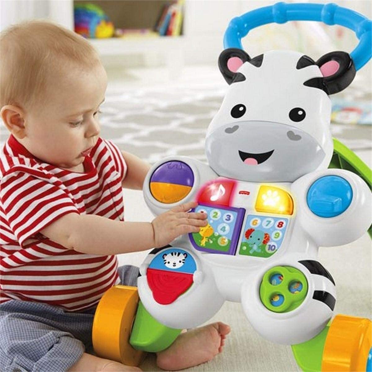 Fisher - Price First Steps Talking Zebra Baby Walker DLD80 - Colorland Toys