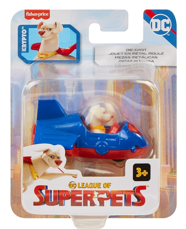 Fisher-Price Imaginext League of Super Pets Die Cast Vehicle Krypto HGL21/HGL20 — image 1
