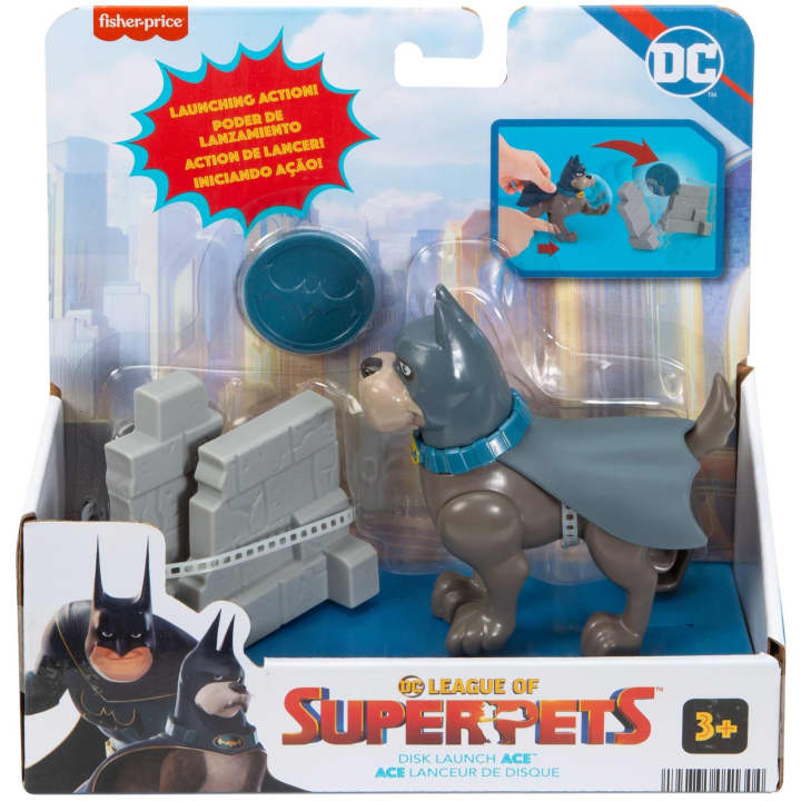 Fisher - Price Imaginext League of Super Pets Disk Launch Ace HGL11/HGL08 - Colorland Toys