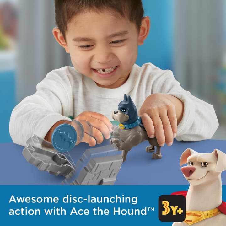 Fisher - Price Imaginext League of Super Pets Disk Launch Ace HGL11/HGL08 - Colorland Toys