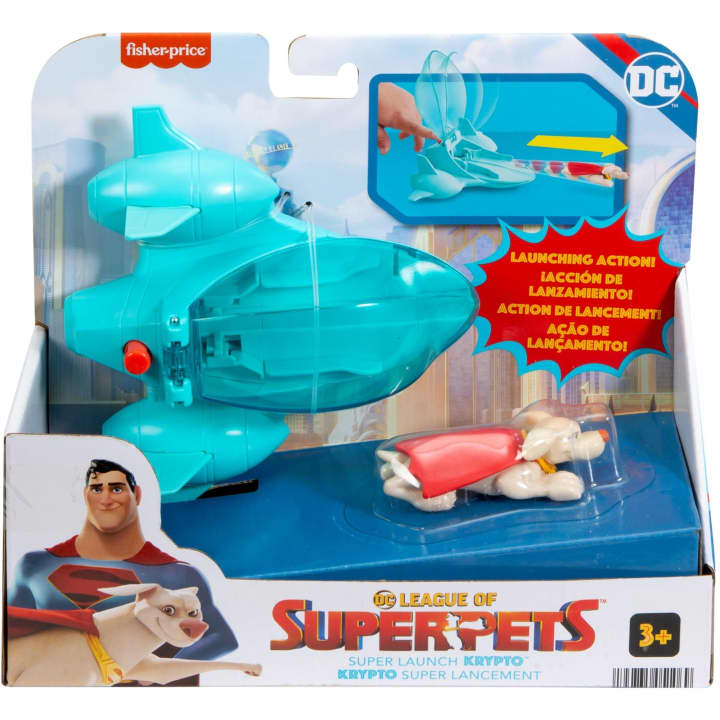 Fisher - Price Imaginext League of Super Pets Super Launch Kypto HGL18/HGL17 - Colorland Toys