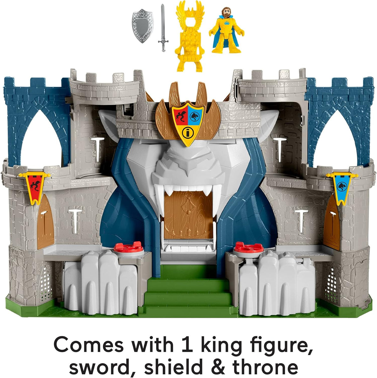 Fisher-Price Imaginext The Lion's Kingdom Castle Medieval-Themed HCG45 — image 3