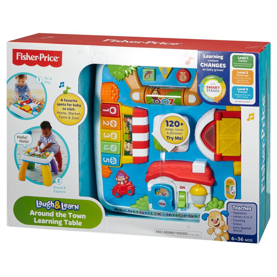 Fisher - Price Laugh & Learn Around the Town Learning Table DHC45 - Colorland Toys
