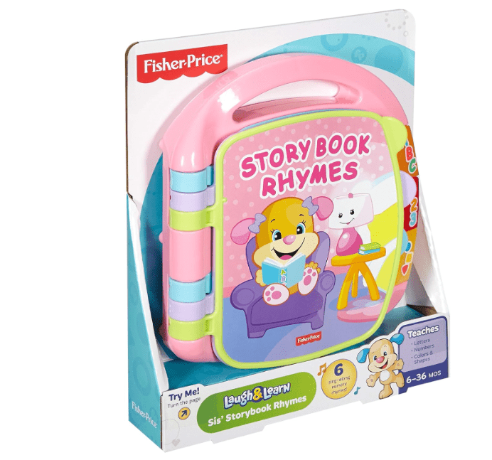 Fisher Price Laugh & Learn Storybook Rhymes Pink DGG70 — image 1