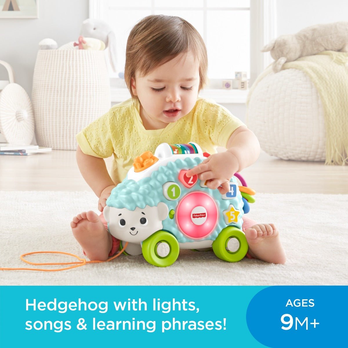 Fisher Price Linkimals Happy Shape Hedgehog Musical - Colorland Toys