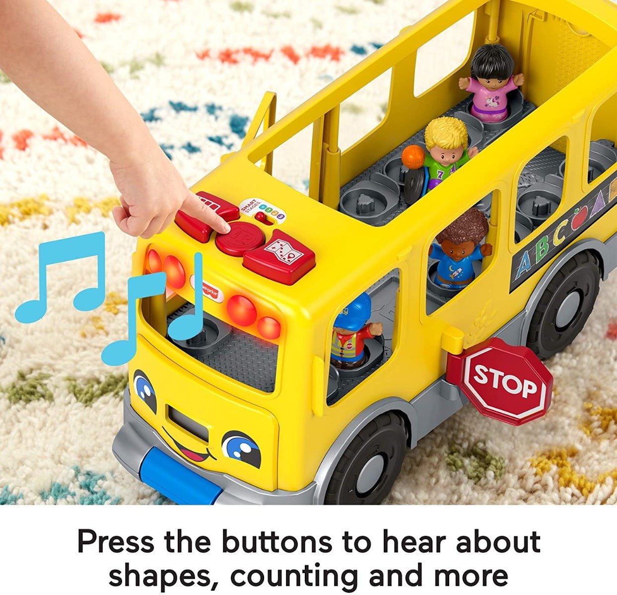 Fisher - Price Little People Big Yellow School Bus GLT75 - Colorland Toys