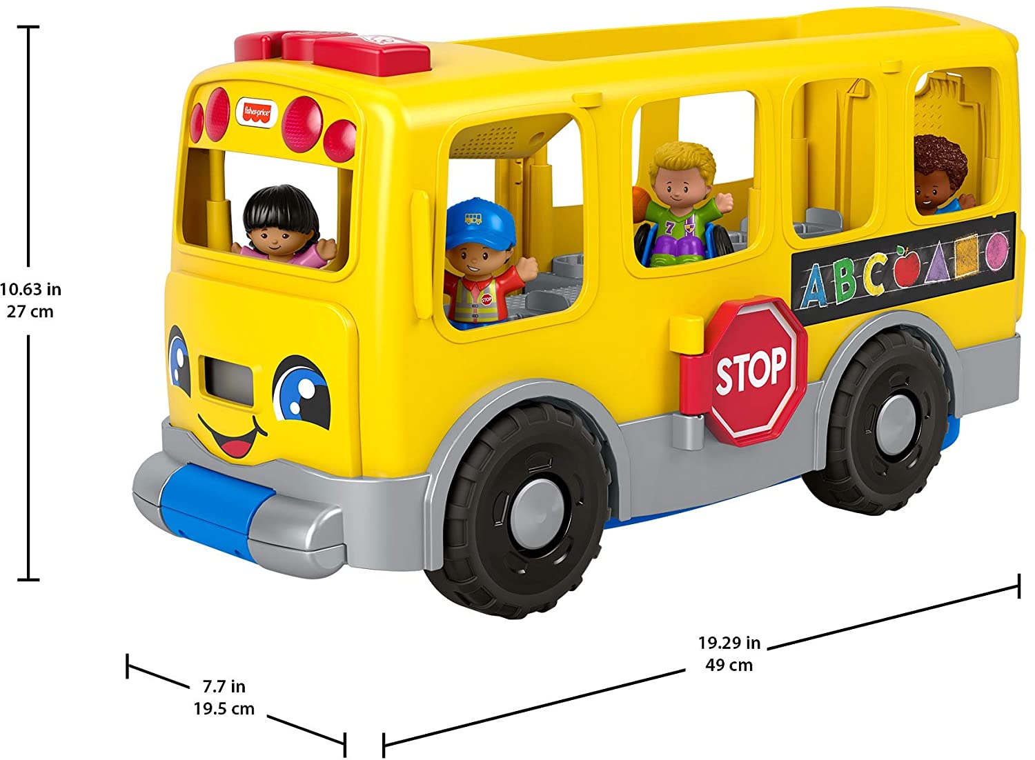 Fisher - Price Little People Big Yellow School Bus GLT75 - Colorland Toys