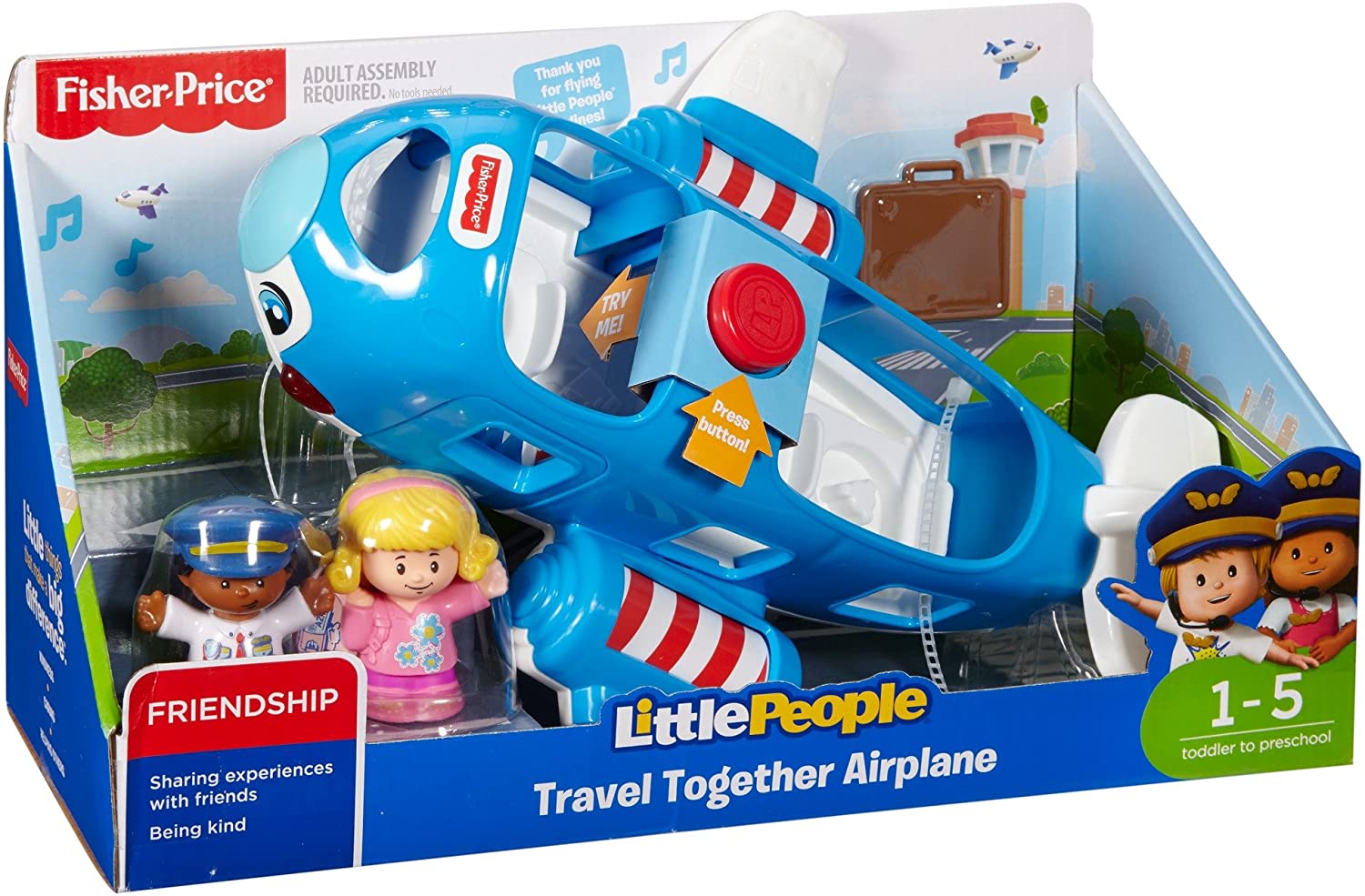 Fisher - Price Little People Travel Together Airplane DJB53 - Colorland Toys
