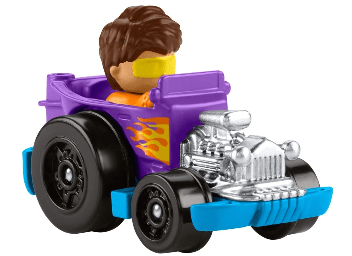 Fisher-Price Little People Wheelies Blue Hot Rod With Figure GMJ18/GMJ25 — image 3