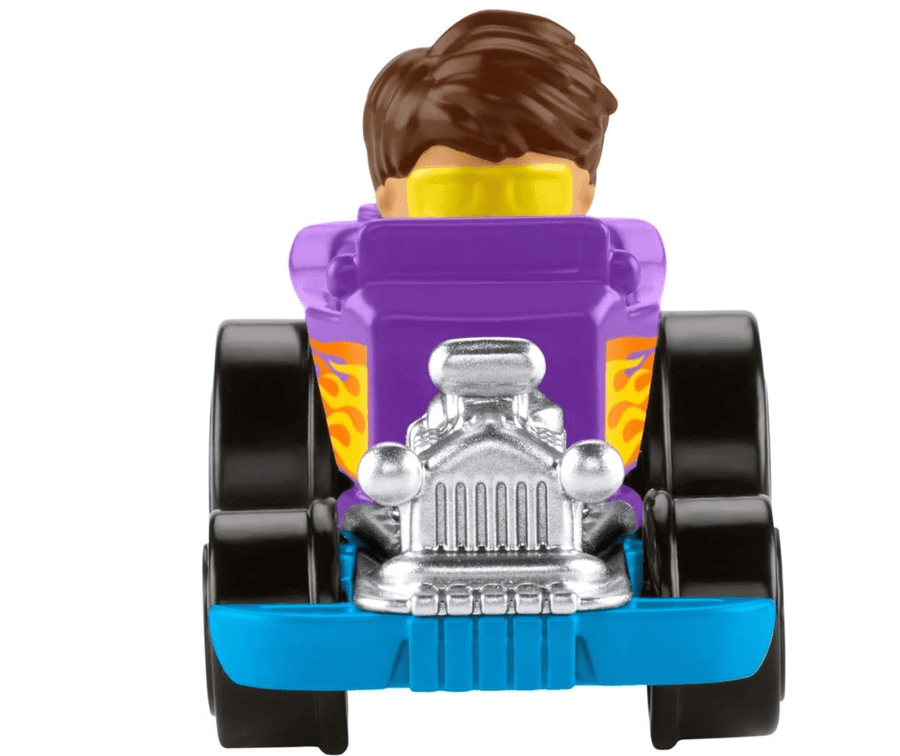 Fisher-Price Little People Wheelies Blue Hot Rod With Figure GMJ18/GMJ25 — image 4
