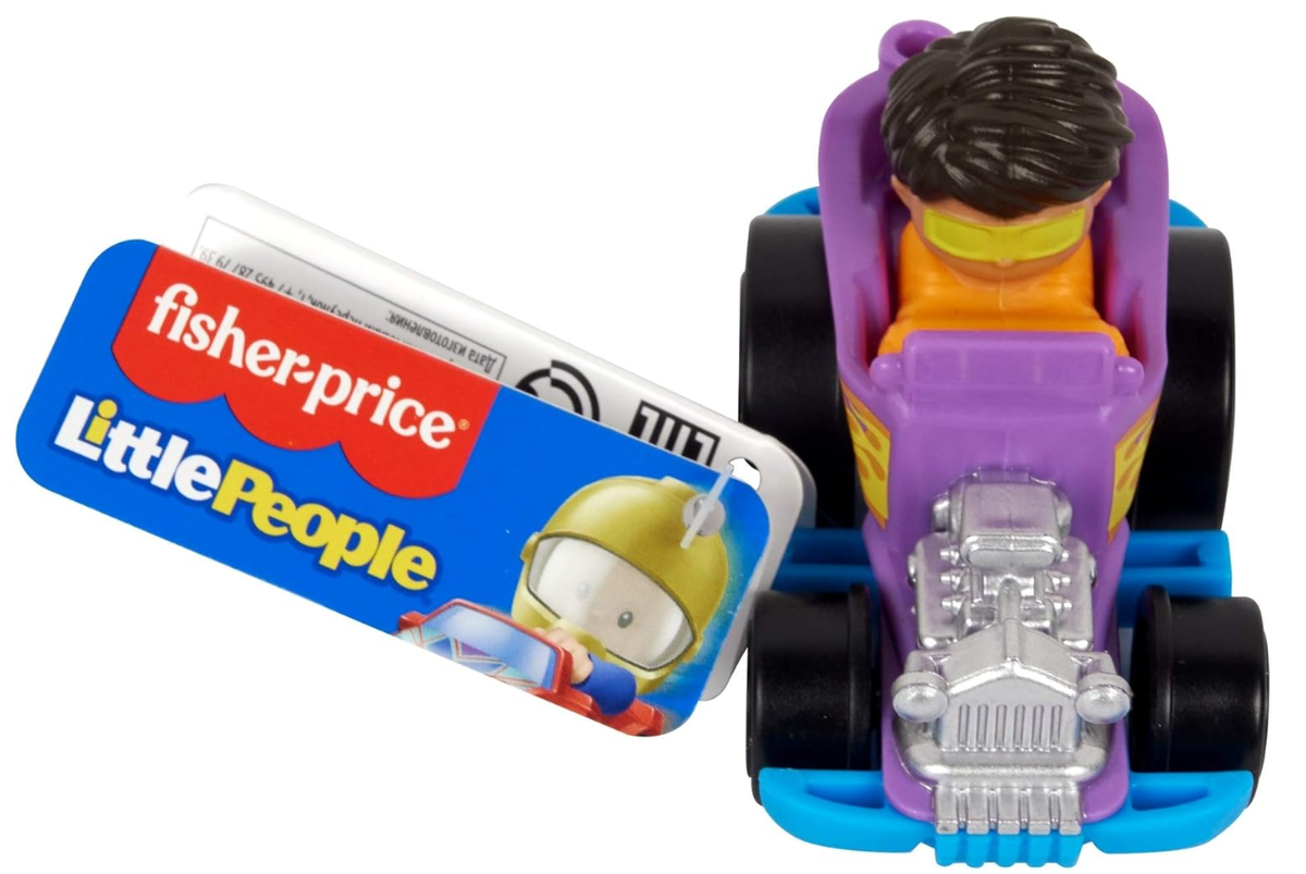Fisher-Price Little People Wheelies Blue Hot Rod With Figure GMJ18/GMJ25 — image 2