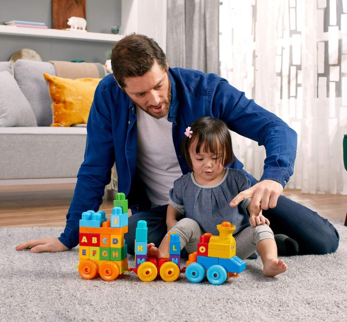 Fisher Price Mega Bloks ABC Musical Train FWK22 — image 2