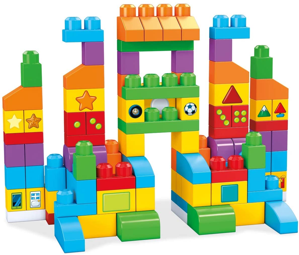 Fisher-Price Mega Bloks Lets Get Learning Bag 150 Pieces FVJ49 — image 4