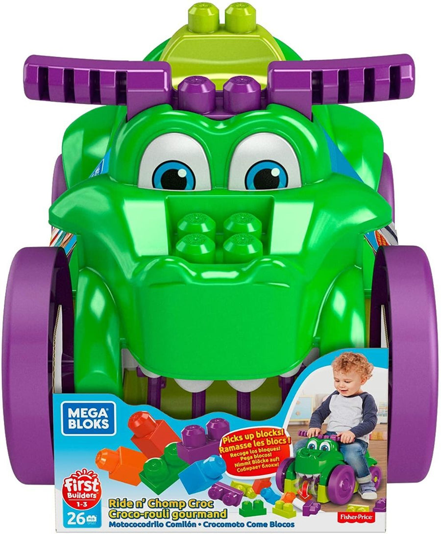Fisher-Price Mega Bloks Ride n Chomp Croc Ride-on GFG22 — image 2