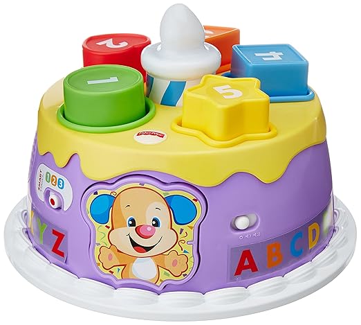 Fisher Price Musical Lights Birthday Cake Laugh and Learn DYY02 - Colorland Toys