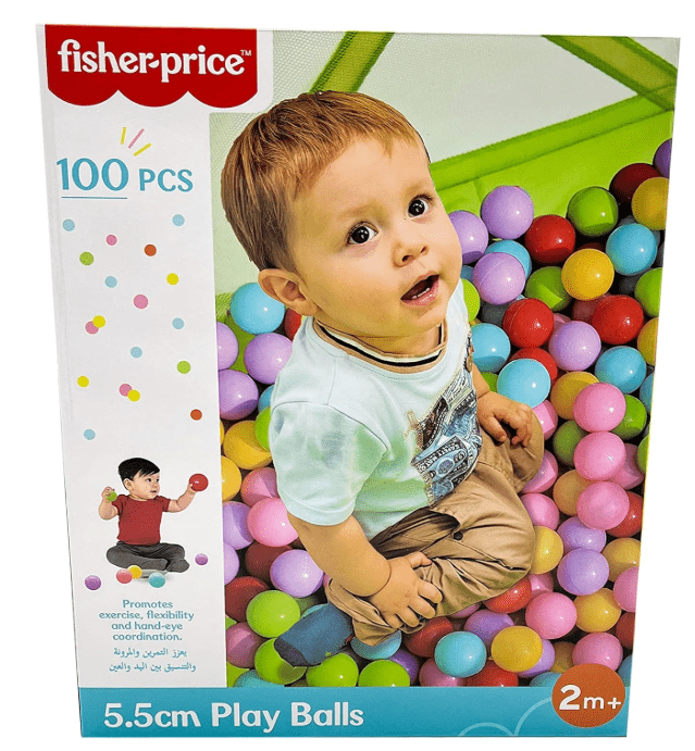 Fisher - Price Play Balls 5.5cm 100pcs F0520 - Colorland Toys