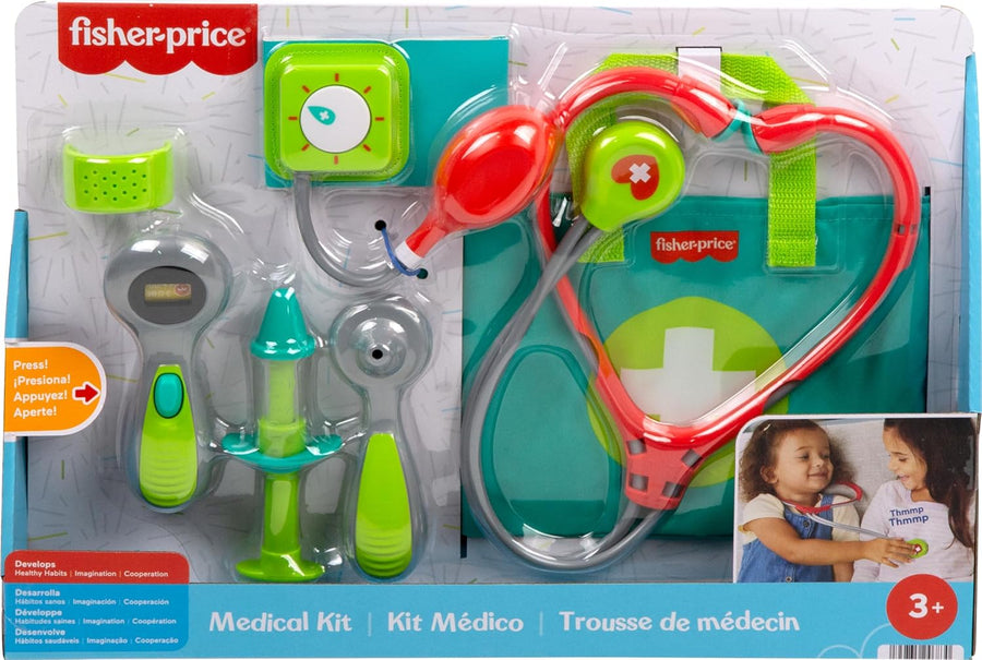 Fisher-Price Preschool Pretend Play Medical Kit 7-Piece Doctor Bag — image 6