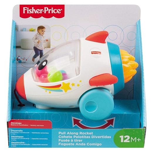 Fisher Price Pull Along Rocket GCV74 - Colorland Toys