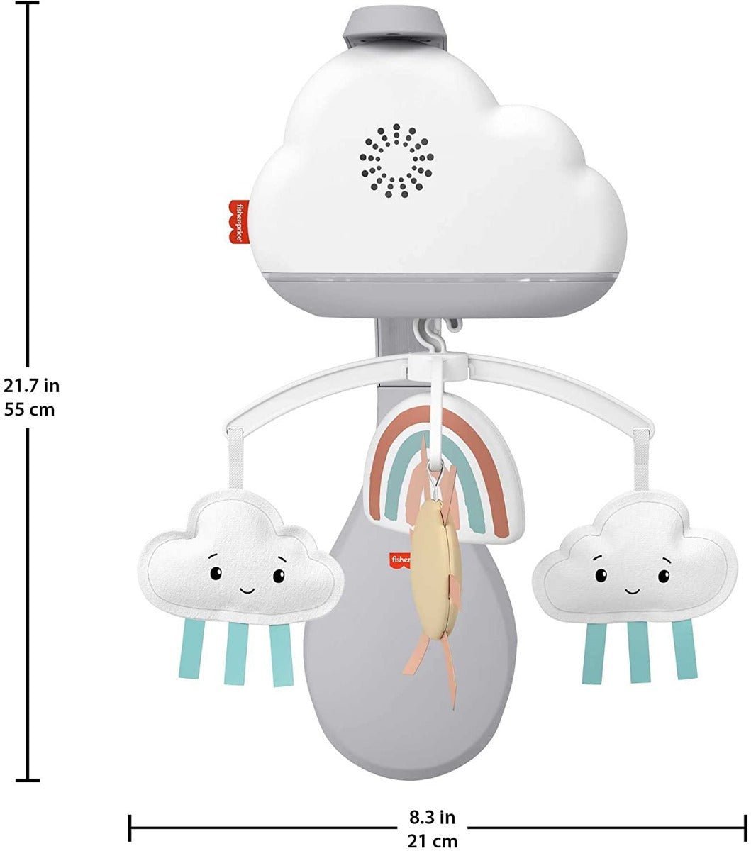 Fisher - Price Rainbow Showers Bassinet to Bedside Mobile HBP40 - Colorland Toys