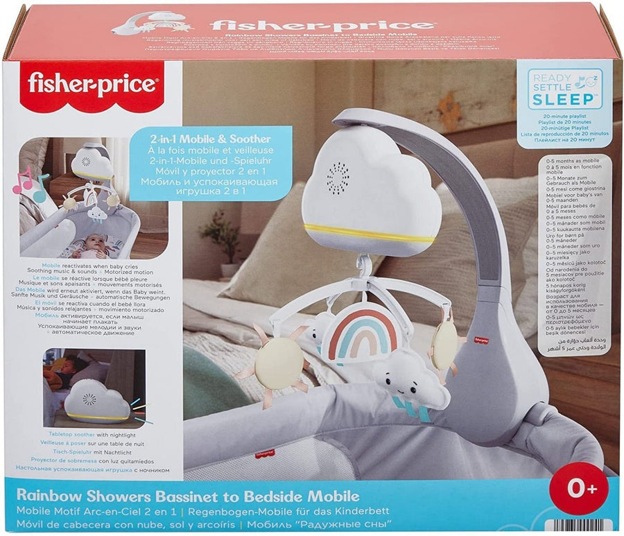 Fisher-Price Rainbow Showers Bassinet to Bedside Mobile HBP40 — image 2